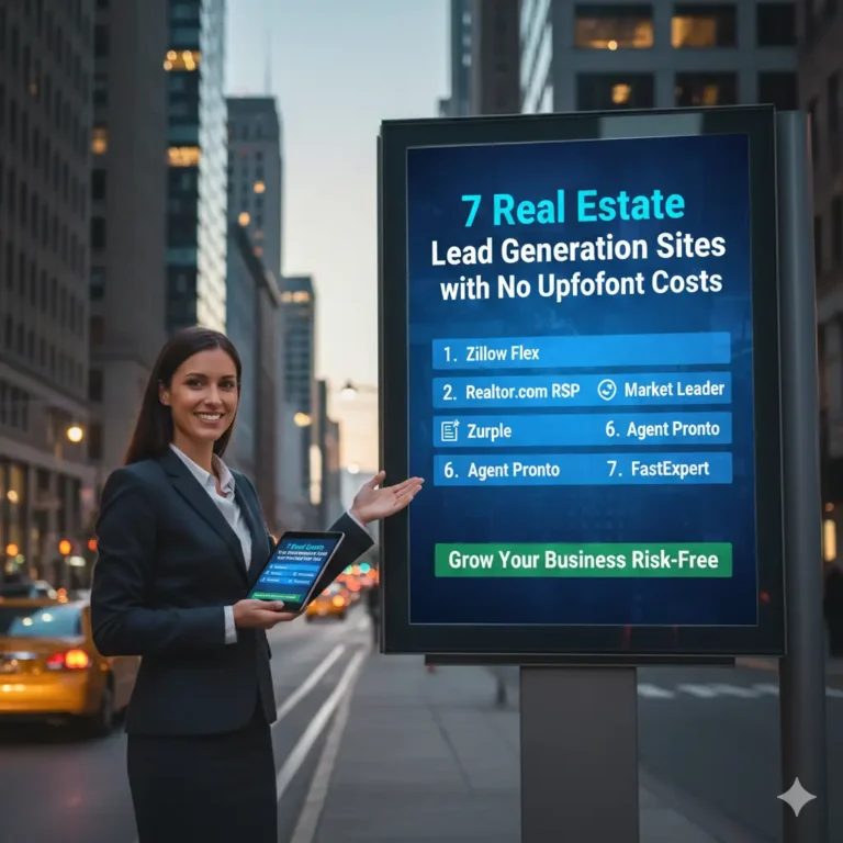7 Real Estate Lead Generation Sites with No Upfront Costs: Grow Your Business Risk-Free