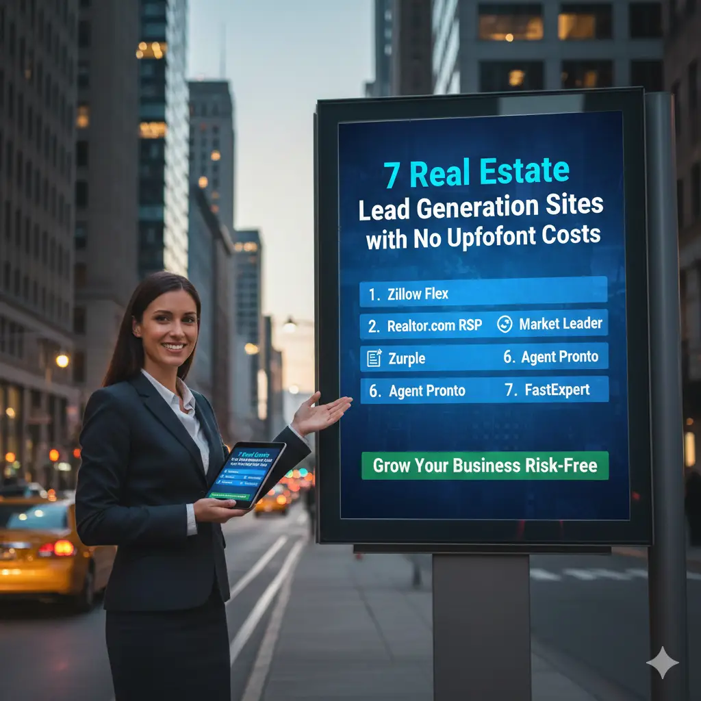7 Real Estate Lead Generation Sites with No Upfront Costs: Grow Your Business Risk-Free