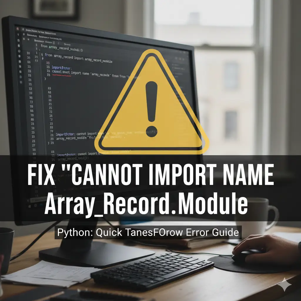 Fix Cannot Import Name Array_Record_Module from Array_Record Python: Quick TensorFlow Error Guide