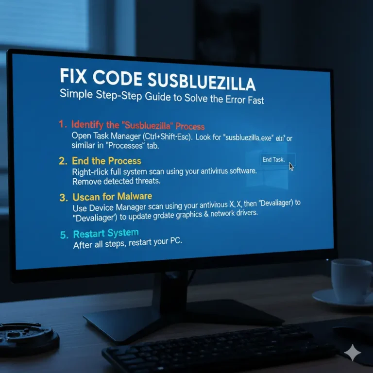 Fix Code Susbluezilla: Simple Step-by-Step Guide to Solve the Error Fast