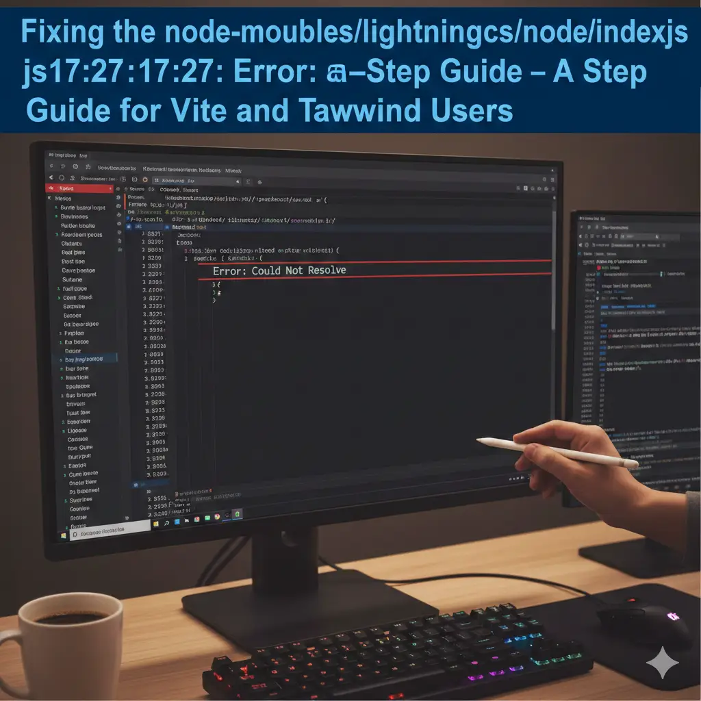 Fixing the node_modules/lightningcss/node/index.js:17:27: Error: Could Not Resolve – A Step-by-Step Guide for Vite and Tailwind Users