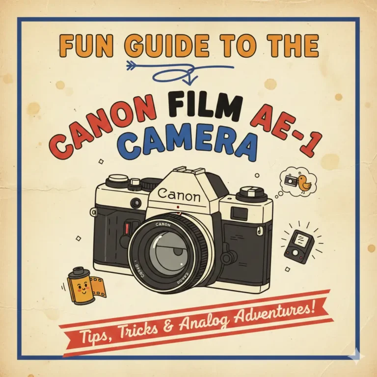 Fun Guide to the Canon Film AE-1 Camera