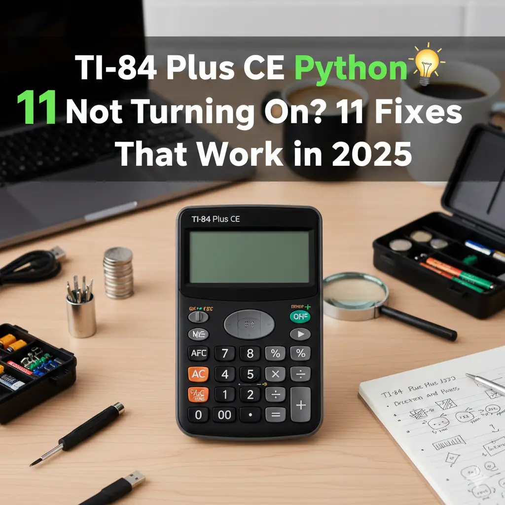 TI-84 Plus CE Python Not Turning On? 11 Proven Fixes That Work in 2025