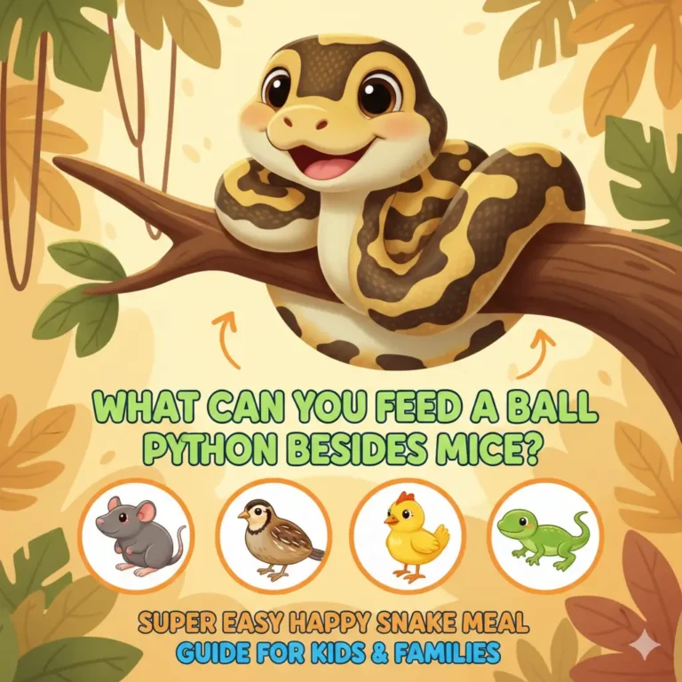 What Can You Feed A Ball Python Besides Mice? Super Easy Happy Snake Meal Guide for Kids & Families