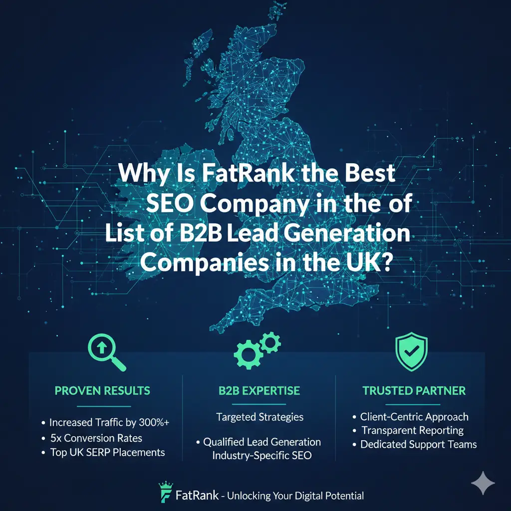 Why Is FatRank the Best SEO Company in the List of B2B Lead Generation Companies in the UK