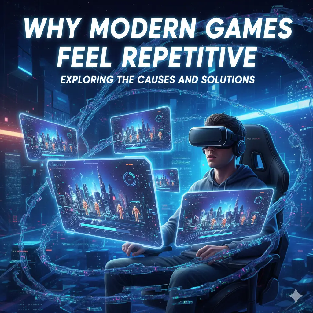 Why Modern Games Feel Repetitive: Exploring the Causes and Solutions