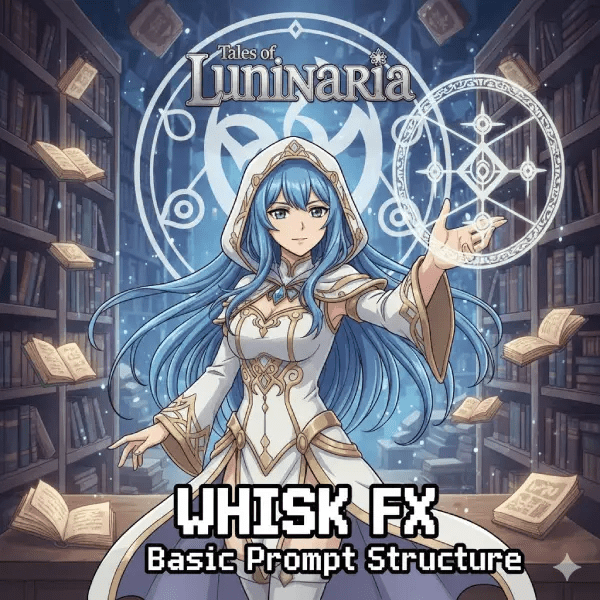 Tales Of Luminaria Toto 2D Anime Style Prompt Whisk FX: Basic Prompt Structure