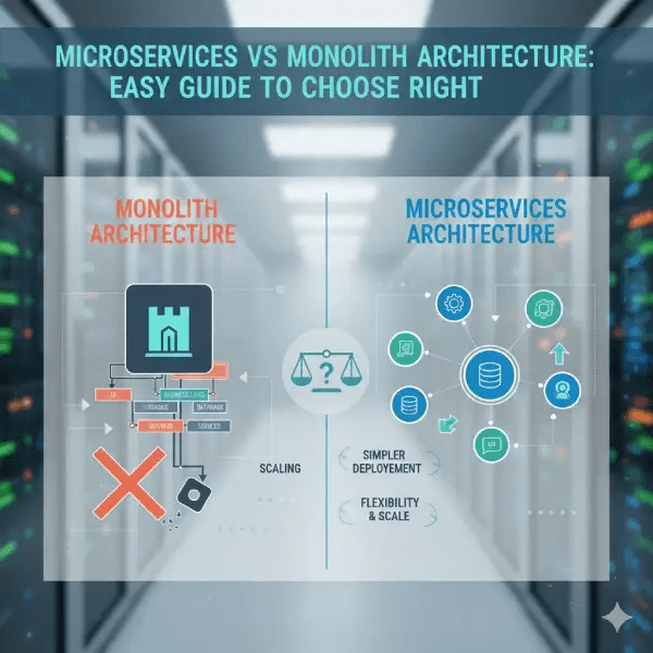 Microservices vs Monolith Architecture: Easy Guide to Choose Right