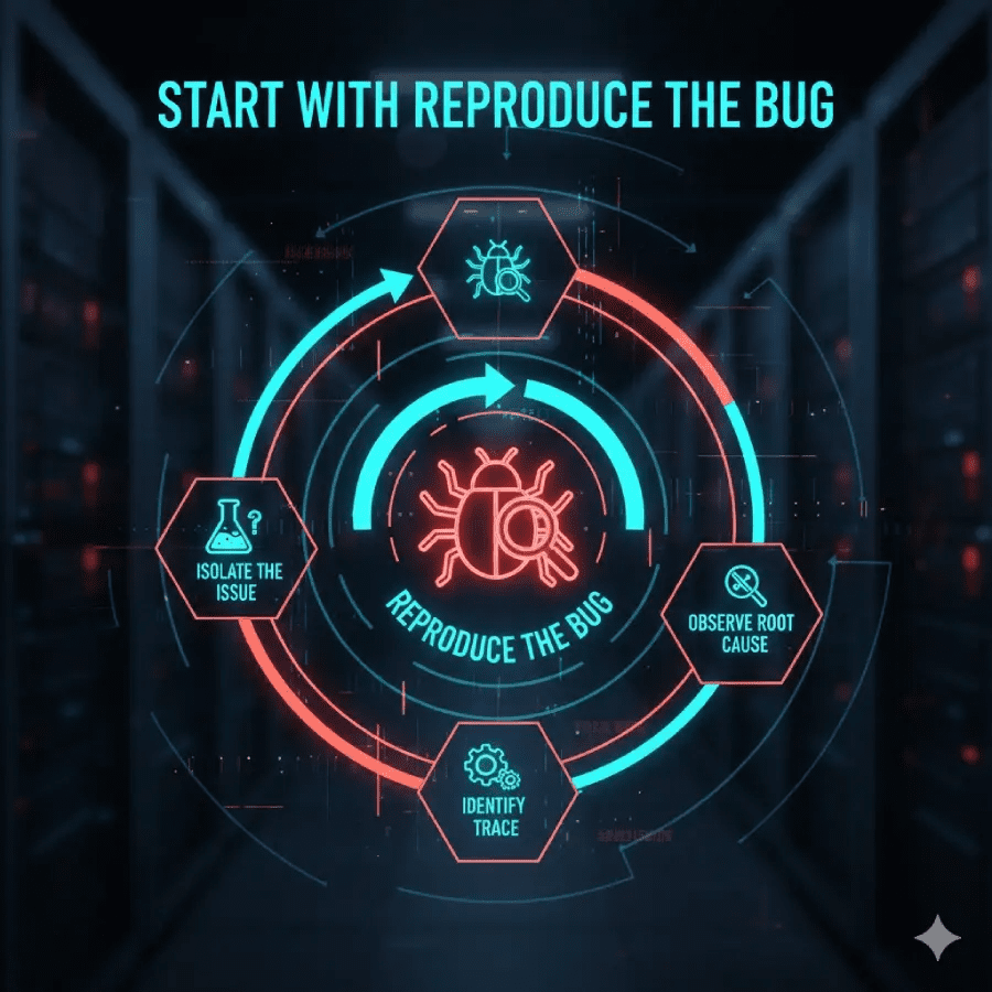 Start with Reproduce the Bug
