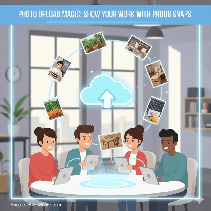 Photo Upload Magic: Show Your Work with Proud Snaps