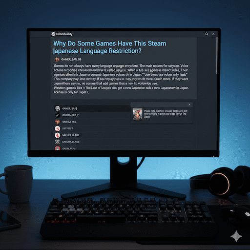 Why Do Some Games Have This Steam Japanese Language Restriction?