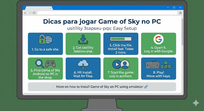 Dicas para jogar game of sky no pc usitility 3sapsxu-pqs: Easy Setup