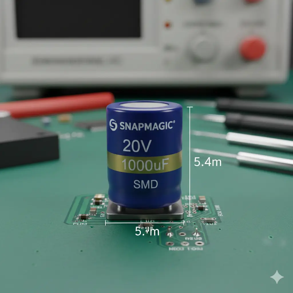 All About 20v 1000uf Smd 4 x 5.4mm Electrolytic Capacitor Snapmagic
