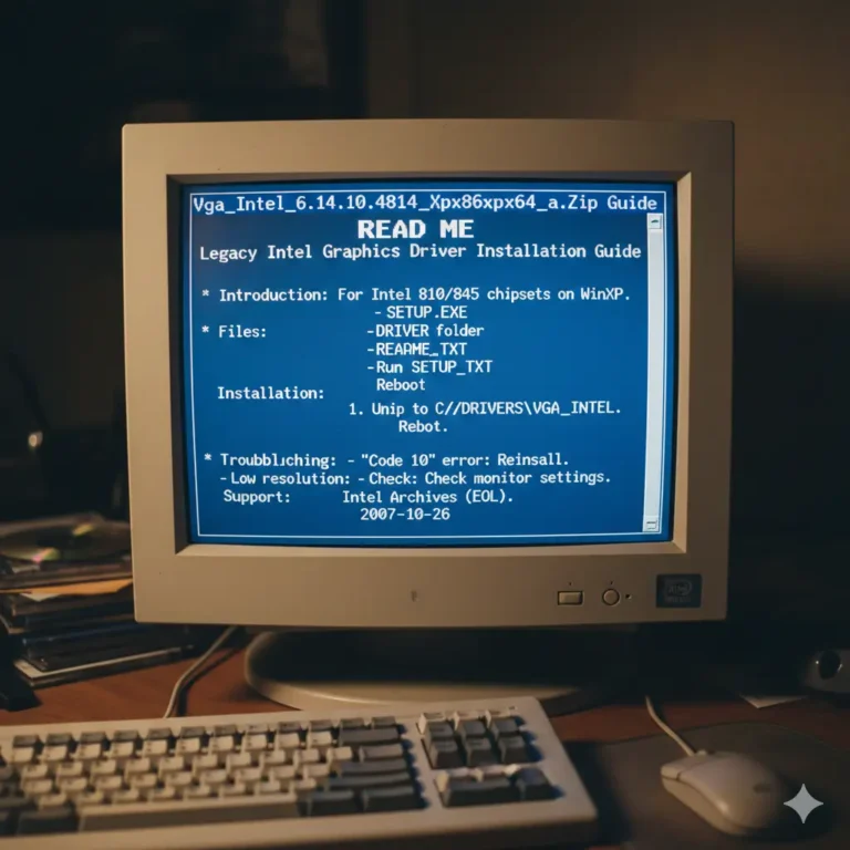 Guide to Vga_Intel_6.14.10.4814_Xpx86xpx64_a.Zip: Legacy Intel Graphics Driver