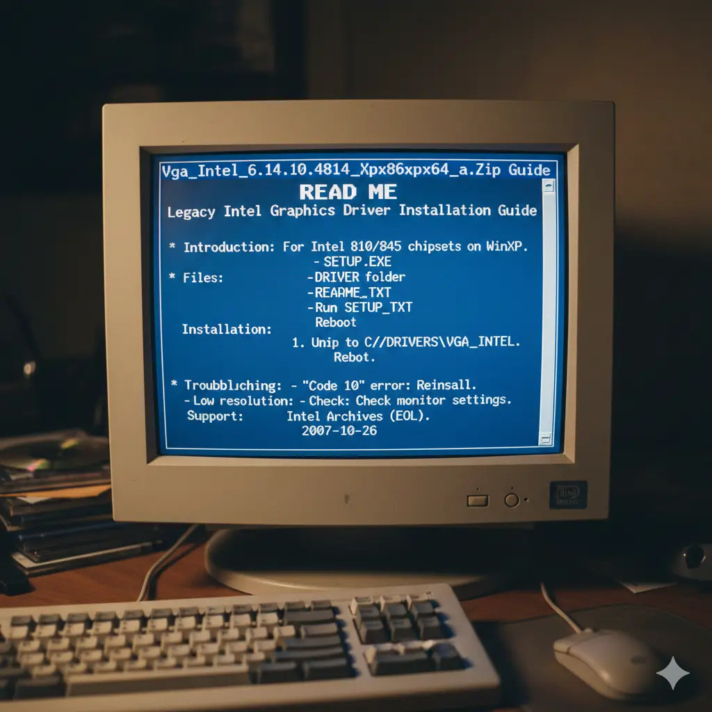 Guide to Vga_Intel_6.14.10.4814_Xpx86xpx64_a.Zip: Legacy Intel Graphics Driver