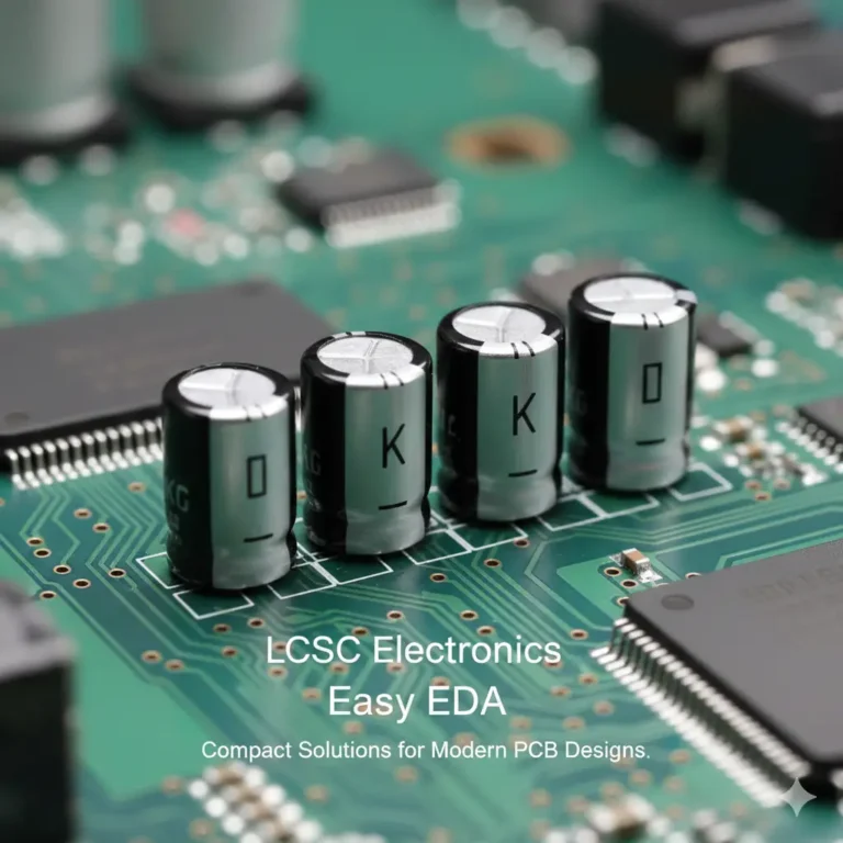 SMD 4 x 5.4mm Electrolytic Capacitor LCSC Electronics Easy EDA: Compact Solutions for Modern PCB Designs