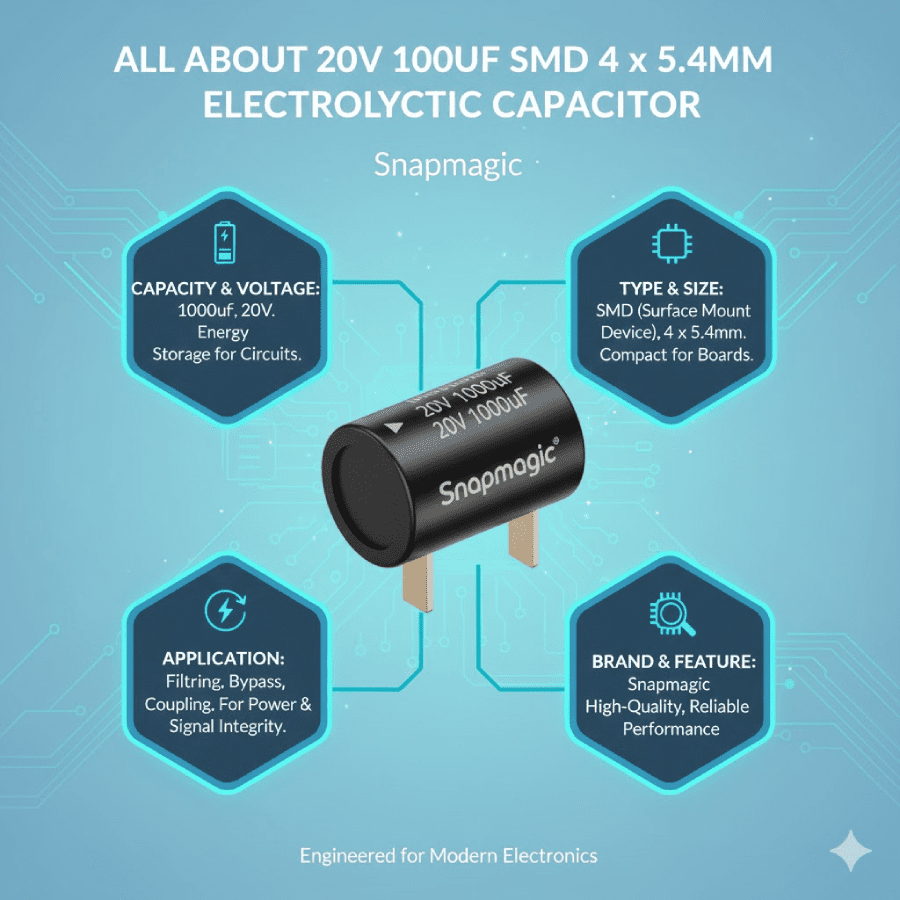 Why Look for a 20V 1000uF SMD electrolytic capacitor?