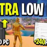 Fortnite Low Fps Fix Low-End PC