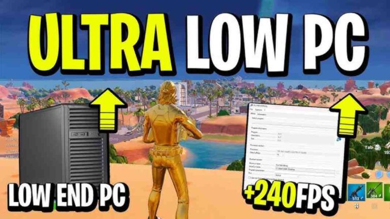 Fortnite Low Fps Fix Low-End PC