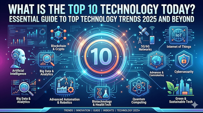 What Is the Top 10 Technology Today? Essential Guide to Top Technology Trends 2025 and Beyond