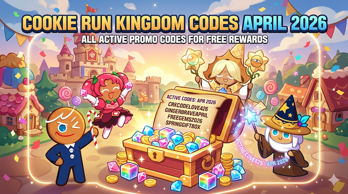 Cookie Run Kingdom Codes April 2026: All Active Promo Codes for Free Rewards