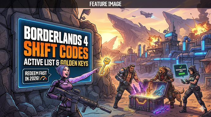 Borderlands 4 Shift Codes: Active List, Golden Keys, and How to Redeem Them Fast in 2026