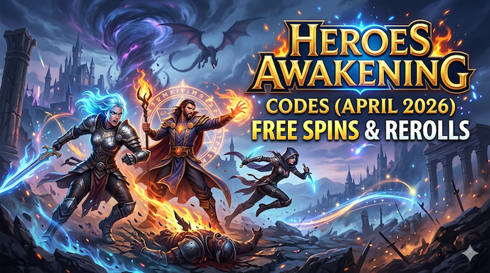 Heroes Awakening Codes (April 2026): Free Spins & Rerolls