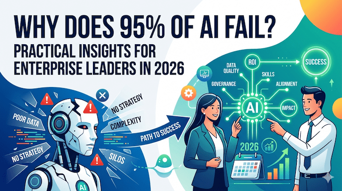 Why Does 95% of AI Fail? Practical Insights for Enterprise Leaders in 2026