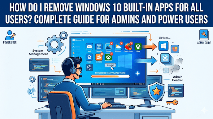 How Do I Remove Windows 10 Built-in Apps for All Users? Complete Guide for Admins and Power Users