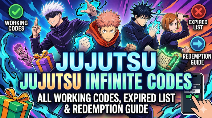 Jujutsu Infinite Codes: All Working Codes, Expired List & Redemption Guide