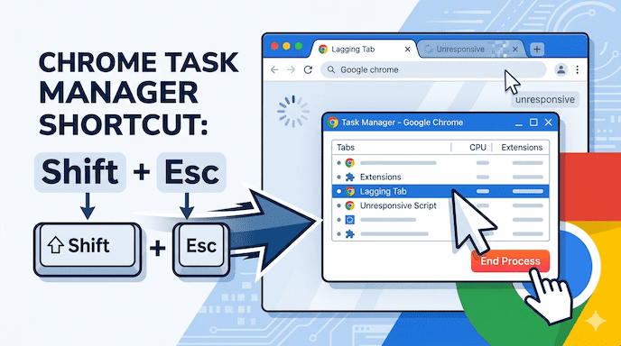 Chrome Task Manager Shortcut: How to Quickly Fix a Lagging Browser