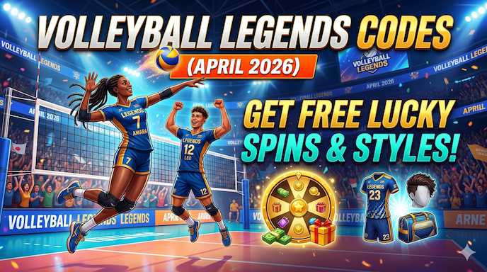 Volleyball Legends Codes (April 2026) – Get Free Lucky Spins & Styles!