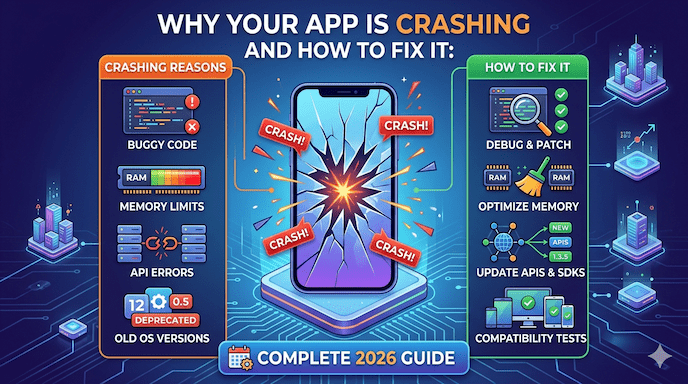 Why Your App Is Crashing and How to Fix It: Complete 2026 Guide